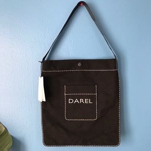 Gerard Darel Shoulder BagBlack Embroider SheepTrim